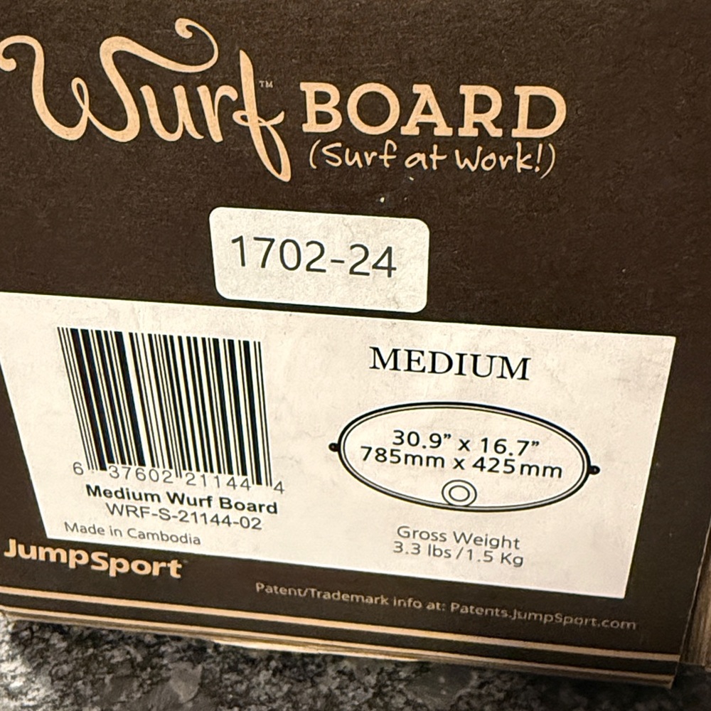 Wurf Board | Standing Desk Air-Spring Anti-Fatigue Mat (medium) - Picture 4 of 9